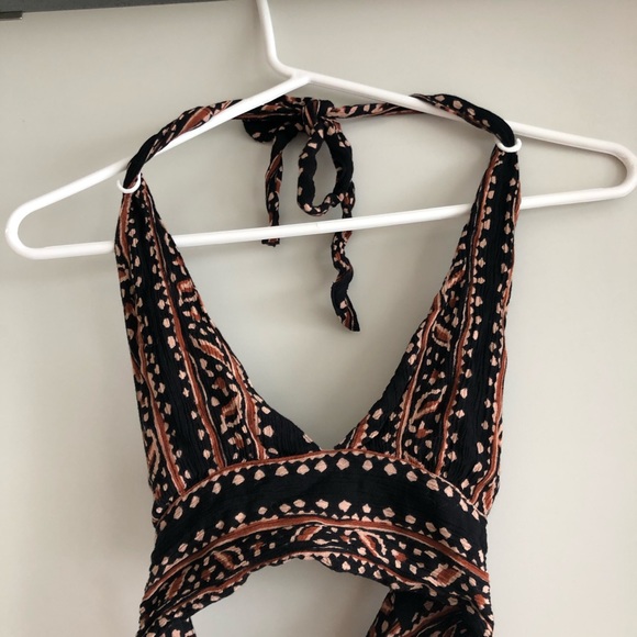 Anthropology x Amuse printed halter top size M - Picture 2 of 4